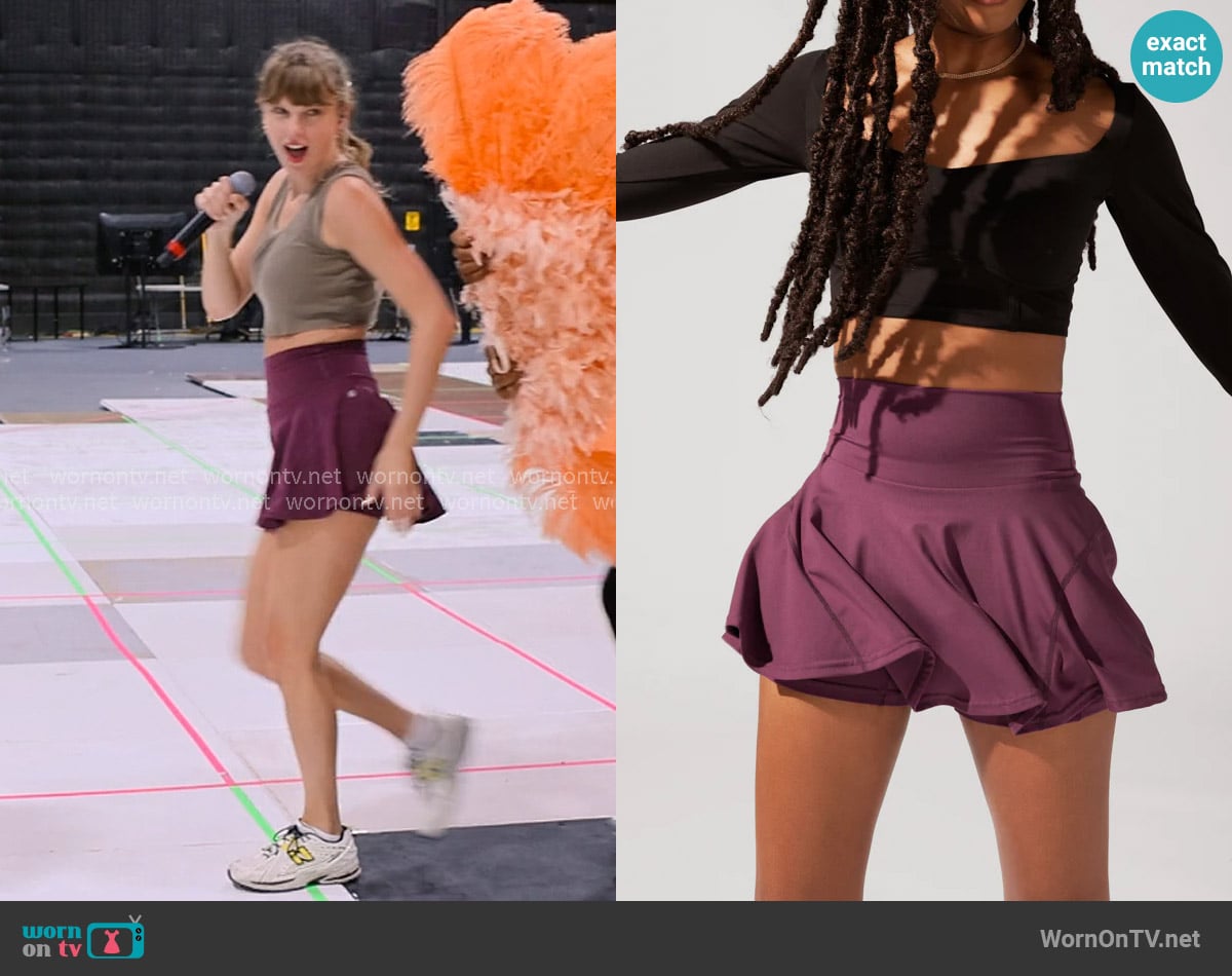Taylor Swift’s purple skirt on The End of an Era