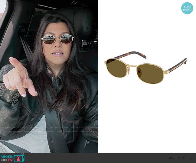 Prada PR B53S worn by Kourtney Kardashian (Kourtney Kardashian) on The Kardashians