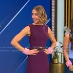 Gabby George’s purple dress on Tamron Hall Show