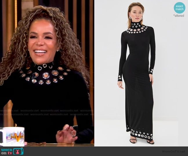 Rabanne Grommet Dress worn by Sunny Hostin on The View