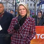 Dylan’s red tweed coat on Today