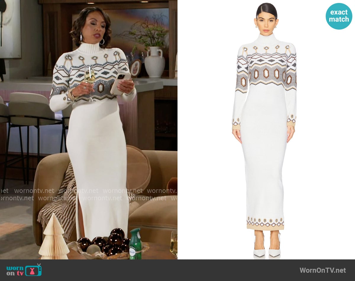 Retrofete Mccoy Dress worn by Nicole Dupree Richardson (Daphnee Duplaix) on Beyond the Gates