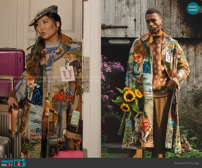 Revalue Trench Coat worn by Mindy Chen (Ashley Park) on Emily in Paris