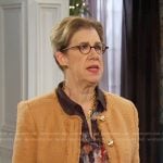 Rita’s beige tweed jacket on Days of our Lives
