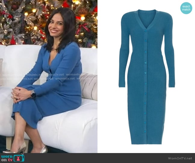 Ronny Kobo Knit Dress worn by Dr. Tara Narula on Good Morning America