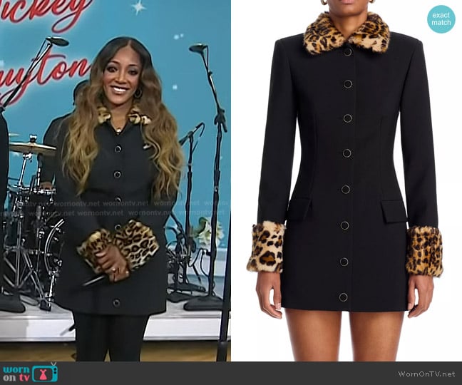 Ronny Kobo Lena Jacket Dress worn by Mickey Guyton on Today