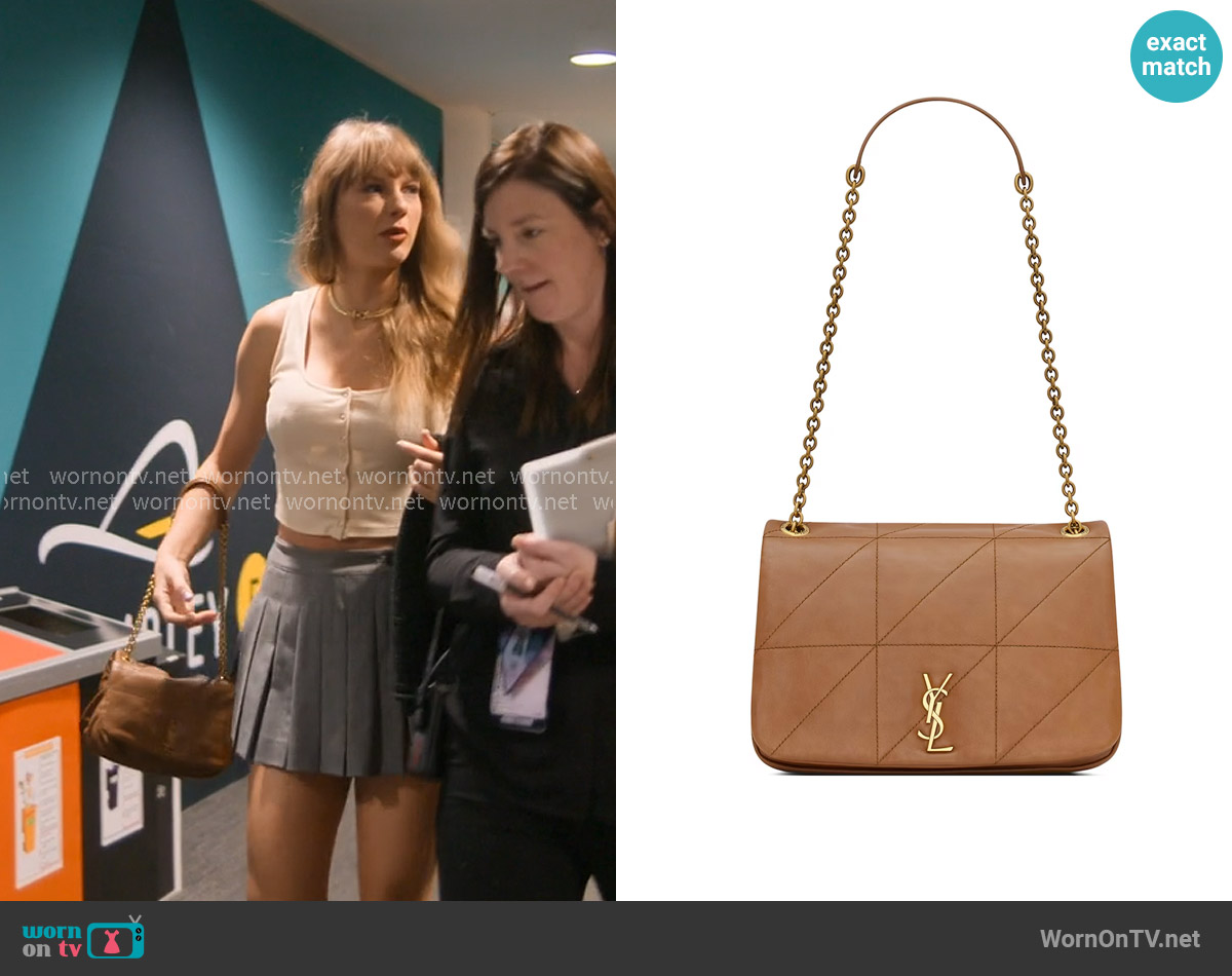 Saint Laurent Small Jamie Shoulder Bag worn by Taylor Swift on The End of an Era