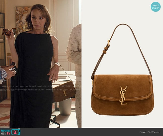 Saint Laurent Solferino Bag worn by Sylvie (Philippine Leroy-Beaulieu) on Emily in Paris