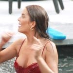 Salley’s red ruffle bikini top on Southern Charm