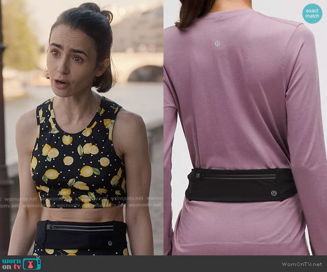 Emily’s belt bag on Emily in Paris