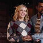 Sam's argyle sweater on Ghosts