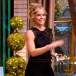 Sara’s black lace dress on The View
