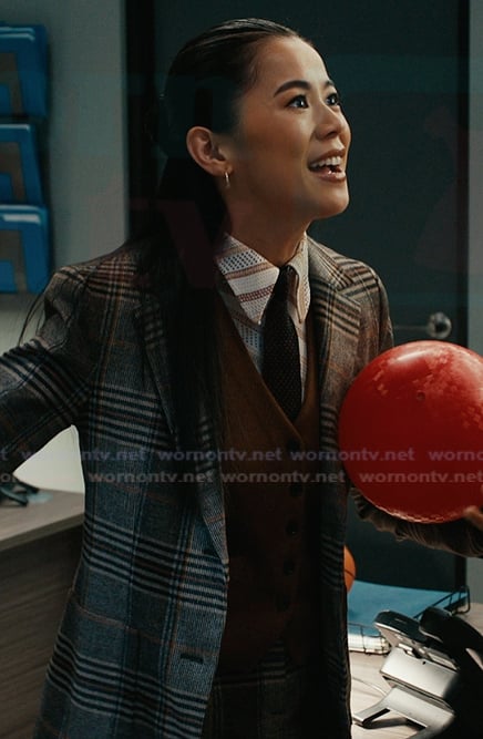 Sarah's plaid blazer on Matlock