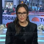 Savannah’s black velvet jacket on Today