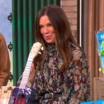 Gretta Monahan’s floral print maxi dress on The View