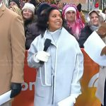 Sheinelle’s contrast trim coat on Today