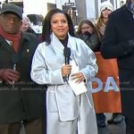 Sheinelle’s contrast trim coat on Today