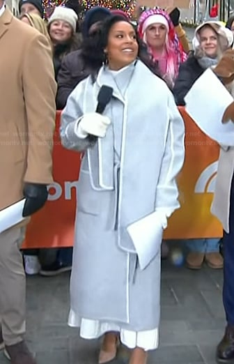 Sheinelle's contrast trim coat on Today