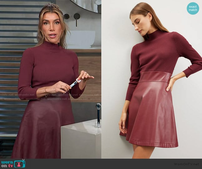 Shoshanna Alexa Dress worn by Adrianna Costa on Access Hollywood