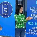 Vicky’s silver bow pumps on Today