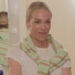 Simone’s green striped polo on The Kardashians