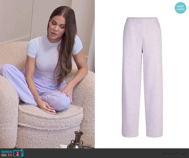 Skims Classic Straight Leg Pants worn by Khloe Kardashian (Khloe Kardashian) on The Kardashians