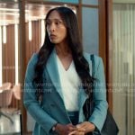 Sofia’s blue suit on Loot