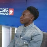 Olly Sholotan’s debun jacket on Access Hollywood