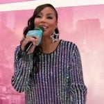 Tamar Braxton’s rhinestone embellished sweater on Sherri