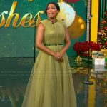 Tamron’s tulle dress on Tamron Hall Show