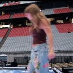 Taylor Swift’s floral jeans on The End of an Era