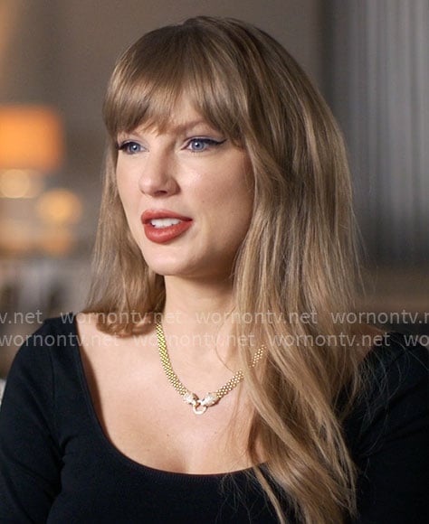 Taylor Swift's snake necklace on The End of an Era