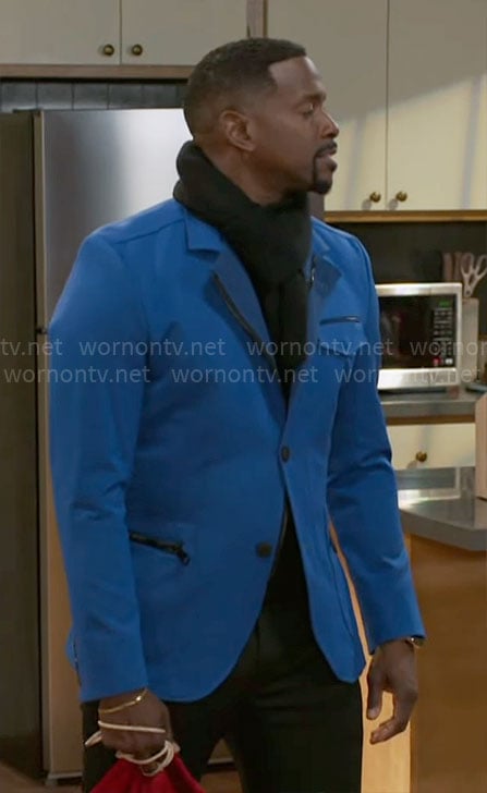Ted’s blue jacket on Beyond the Gates