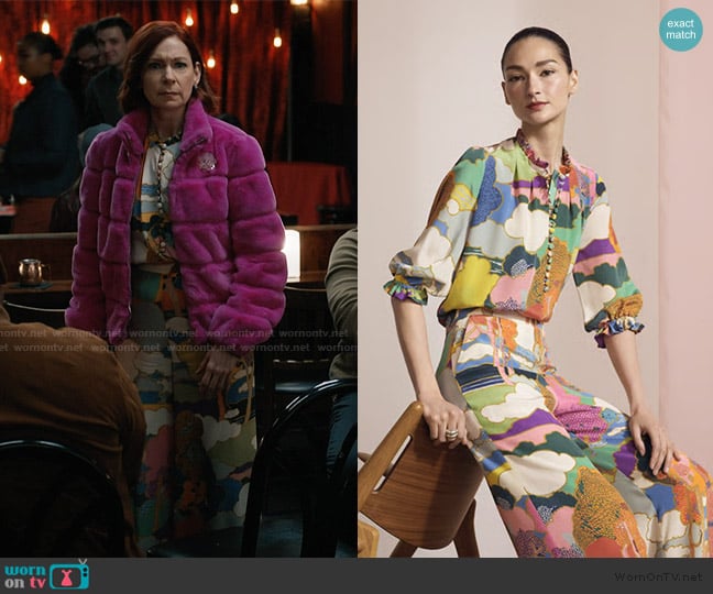 The Fold 2024 Spring Summer  x Liberty Collection worn by Elsbeth Tascioni (Carrie Preston) on Elsbeth