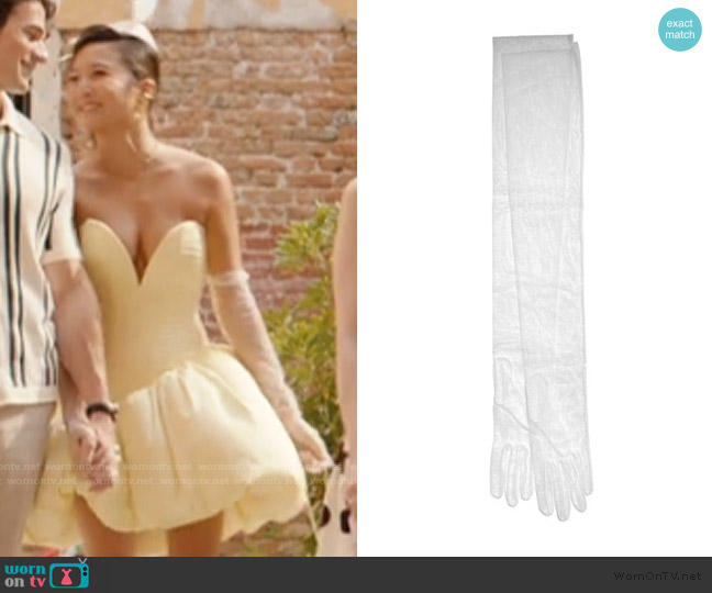 Thomasine Gloves  Ombre Gloves worn by Mindy Chen (Ashley Park) on Emily in Paris