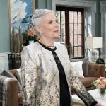 Tracy’s metallic ombre jacket on General Hospital