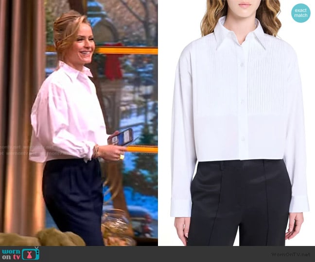 Sara’s white cropped shirt on The View Sara’s white cropped shirt on The View