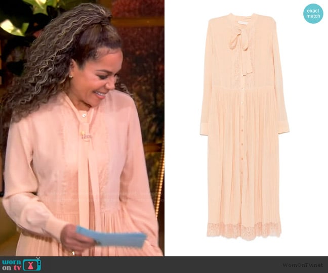 Ulla Johnson Aviana dress worn by Sunny Hostin on The View