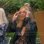 Sutton’s black sequined maxi dress on The Real Housewives of Beverly Hills