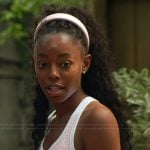 Venita's pink check top and mini skirt on Southern Charm