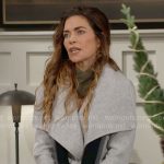 Victoria’s grey coat on The Young and the Restless