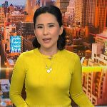 Vicky’s yellow sweater on NBC News Daily