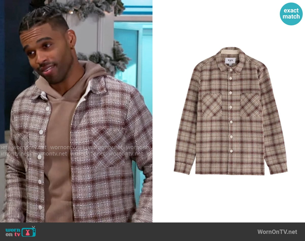 Wax London Whiting Woven Overshirt worn by  Izaiah Hawthorne (David Lami Friebe) on Beyond the Gates