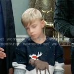 Wiley’s Christmas sweater on General Hospital