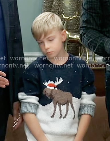 Wiley’s Christmas sweater on General Hospital