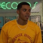 Will's yellow mesh top on Bel-Air