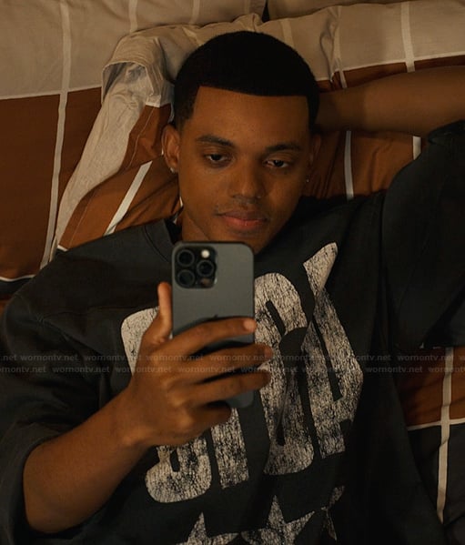 Will's graphic sweatshirt on Bel-Air