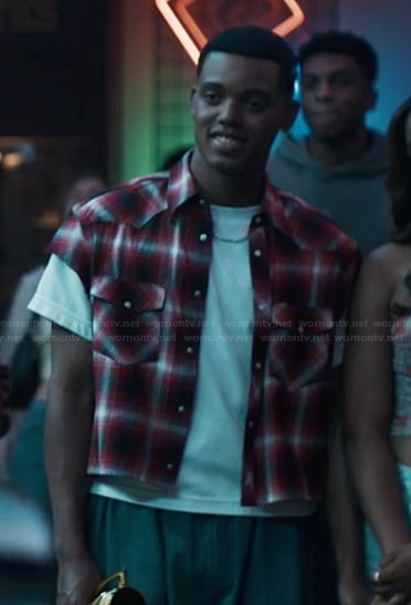 Will's red plaid shirt on Bel-Air