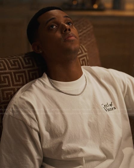Will's white tee on Bel-Air
