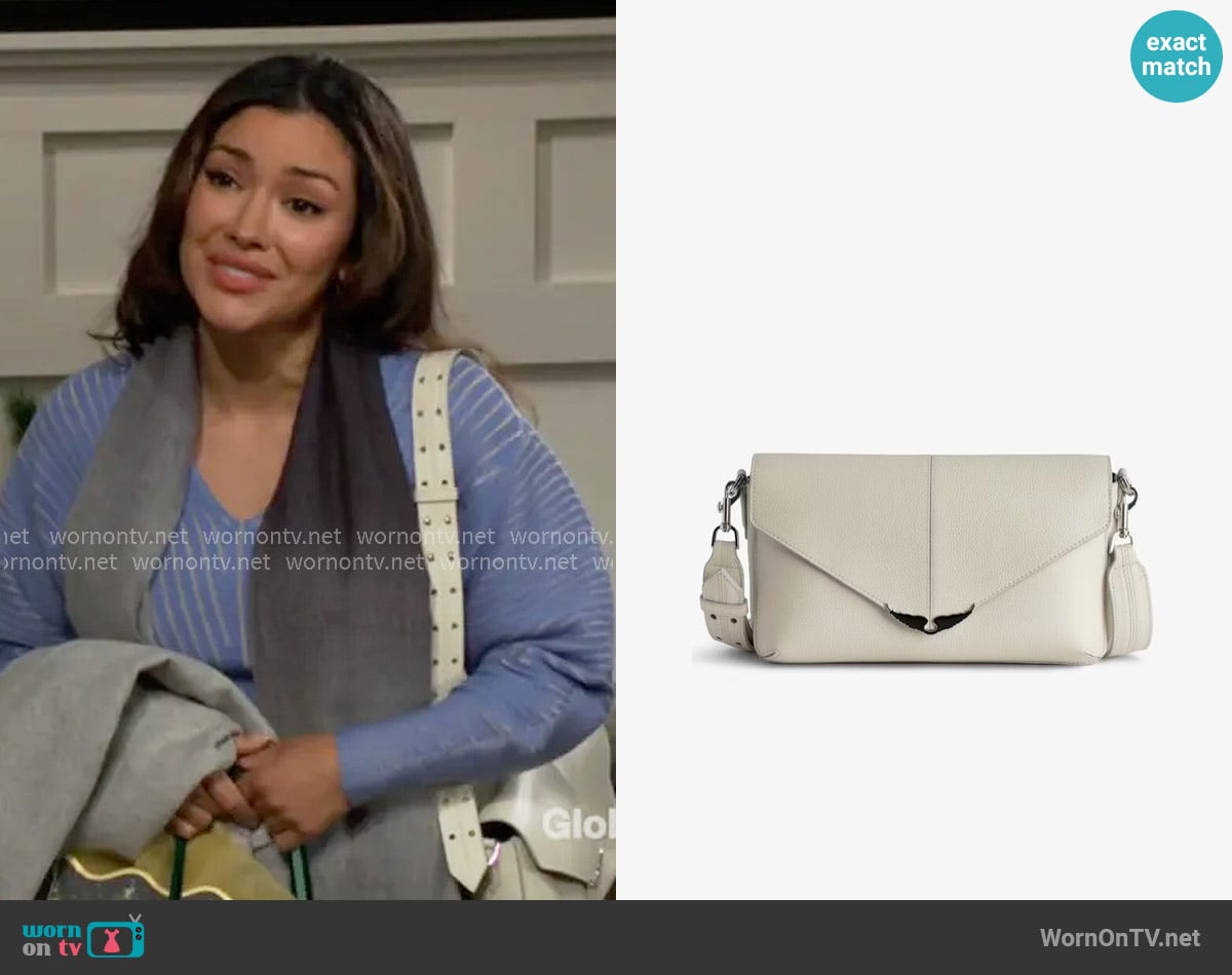 Zadig & Voltaire Borderline Daily Bag worn by Audra Charles (Zuleyka Silver) on The Young and the Restless